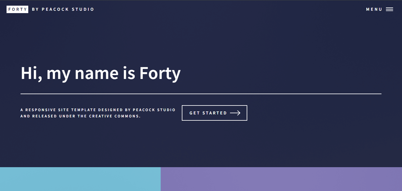 website design for forty